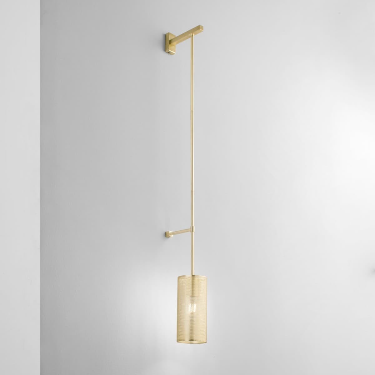 Applique Moderna Pendente a parete Oro o Nera E27 - 4