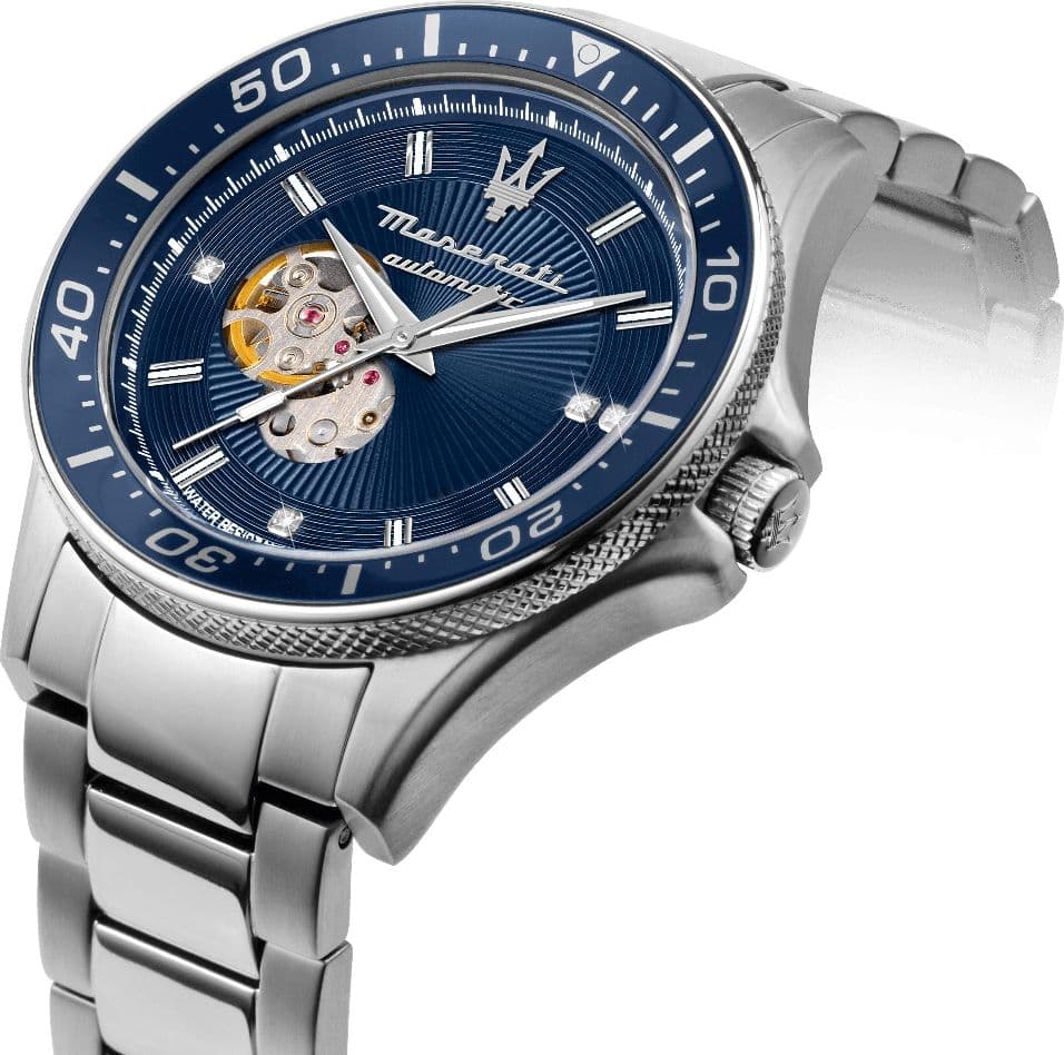 Maserati Sfida – Orologio Uomo Automatico Blu Acciaio (R8823140007) - 2