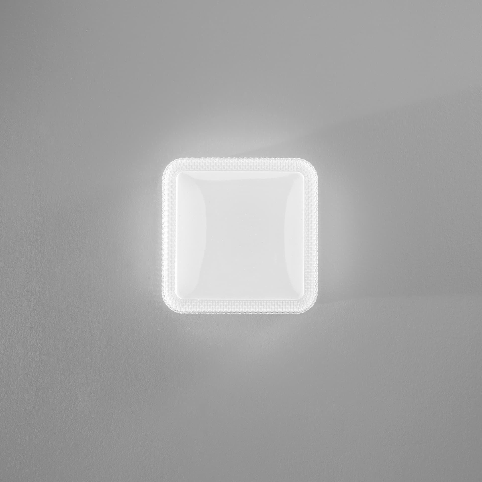 PLAFONIERA LED PIXEL QUADRATA BIANCA 18W 1815LM CCT 28,5X7,5X28,5CM - 2