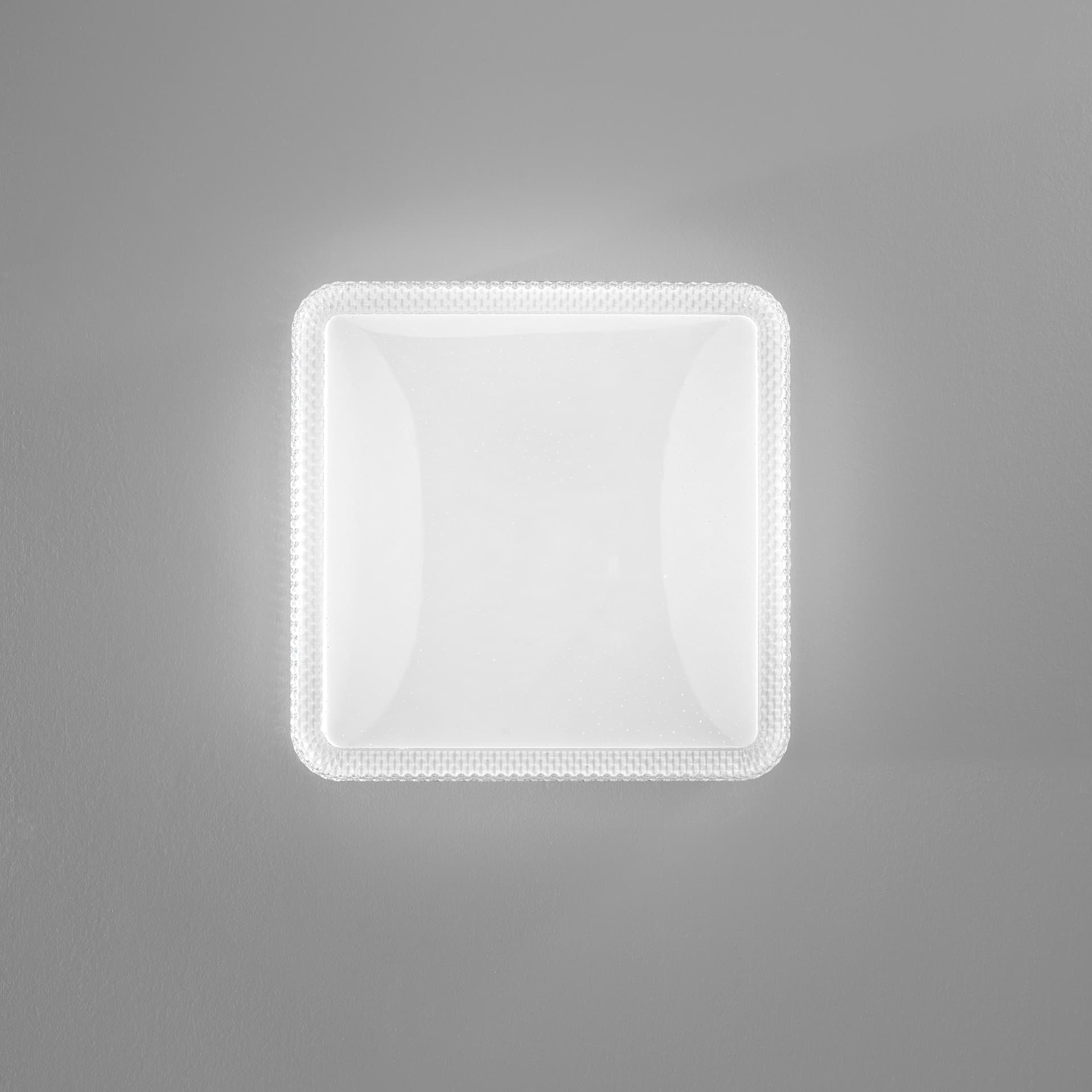 PLAFONIERA LED PIXEL QUADRATA BIANCA 24W 2460LM CCT 38,5X8,5X38,5CM - 2