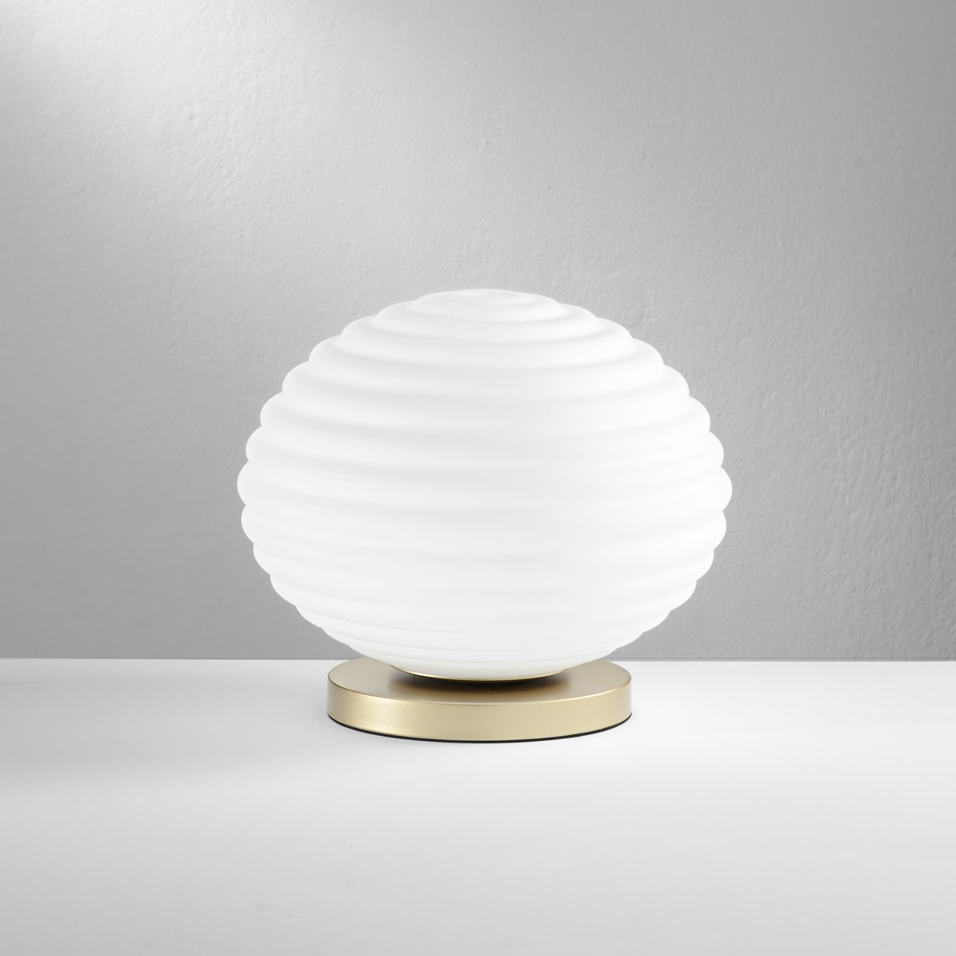 LUMETTO RIPPLE ORO 1XE27 32X32X28CM - 2