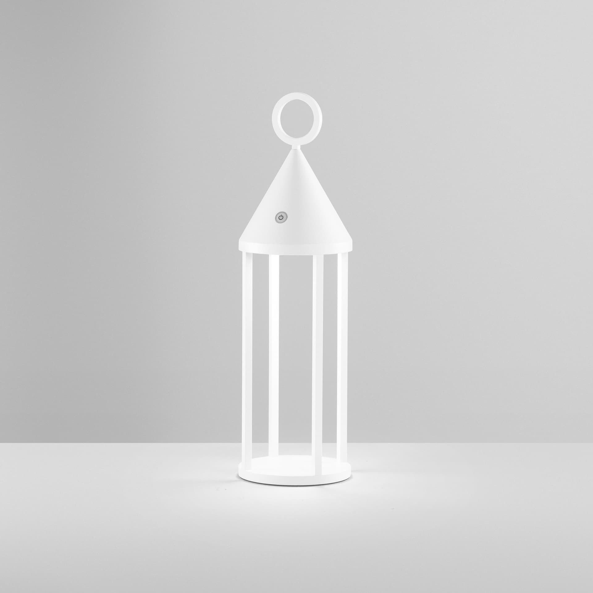 LAMPADA RICARICABILE LED OBERON BIANCA 2,2W 168LM 3000K DIMM. IP54 15,1X51CM - 2