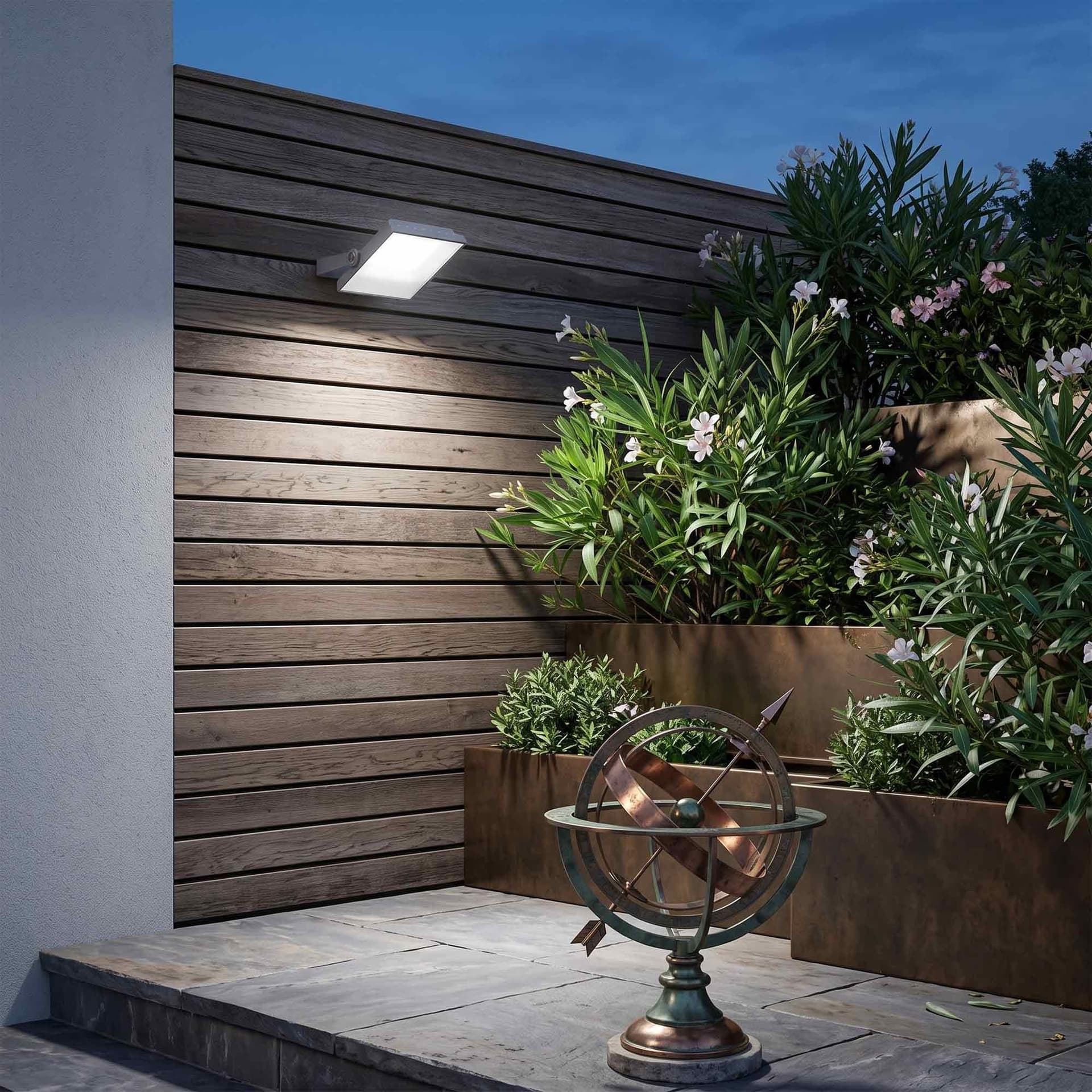 Proiettore Da esterno LED 20W Bianco o Argento IP65 - 2