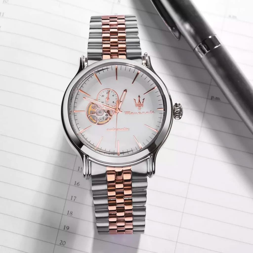Maserati Epoca – Orologio Automatico Uomo Acciaio Bicolor (R8823118008) - 5