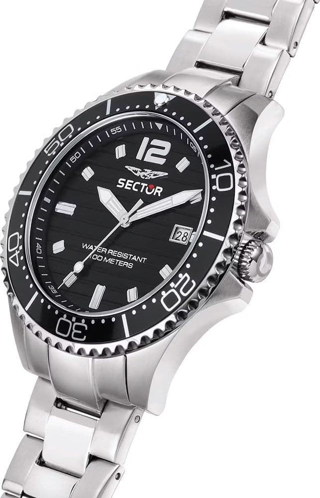 Orologio SECTOR 230 Uomo Acciaio Datario / Nero (R3253161045) - 3