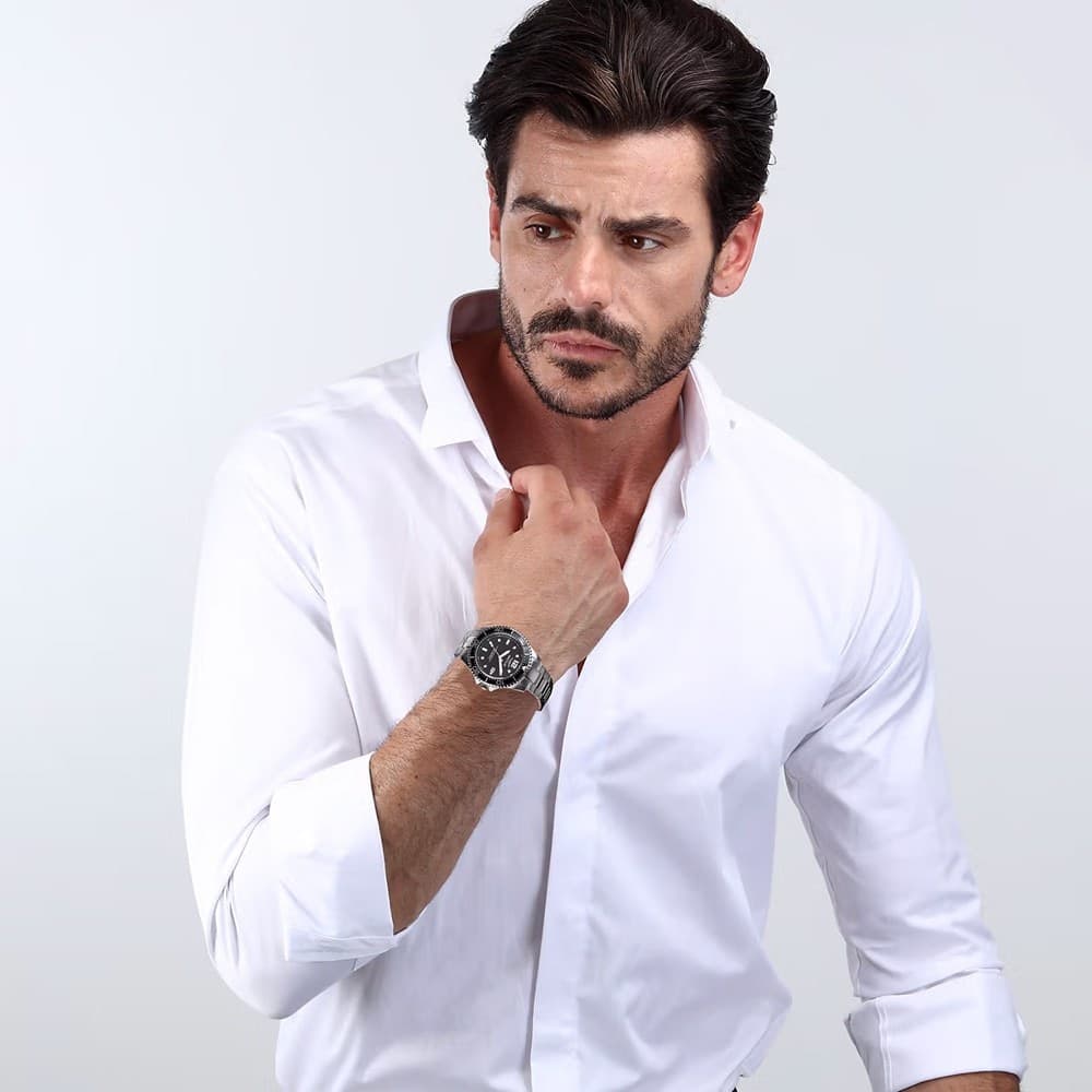 Orologio SECTOR 230 Uomo Acciaio Datario / Nero (R3253161045) - 5