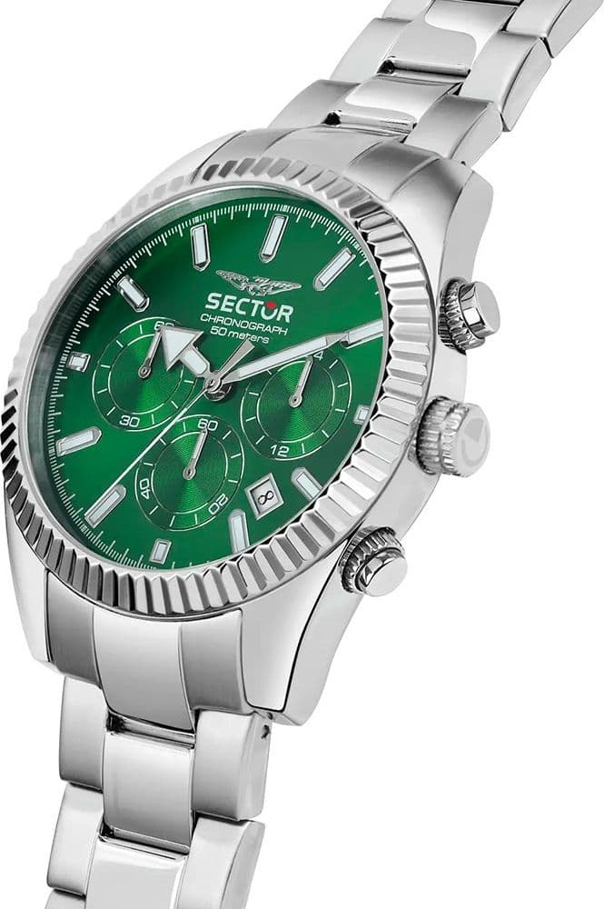 Sector 240 – Orologio Uomo Acciaio Verde Cronografo (R3273676009) - 2