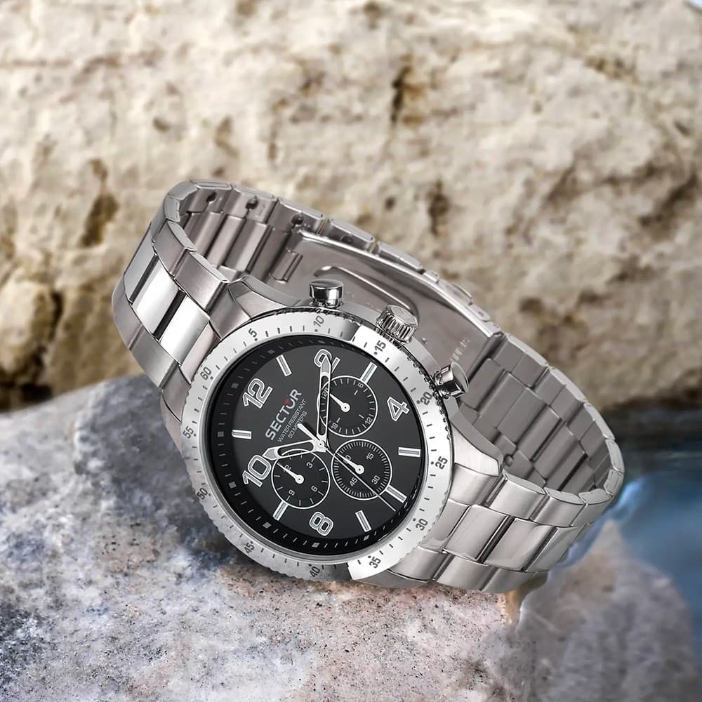 Sector 270 – Orologio Uomo Acciaio Nero Multifunzione (R3253578024) - 5