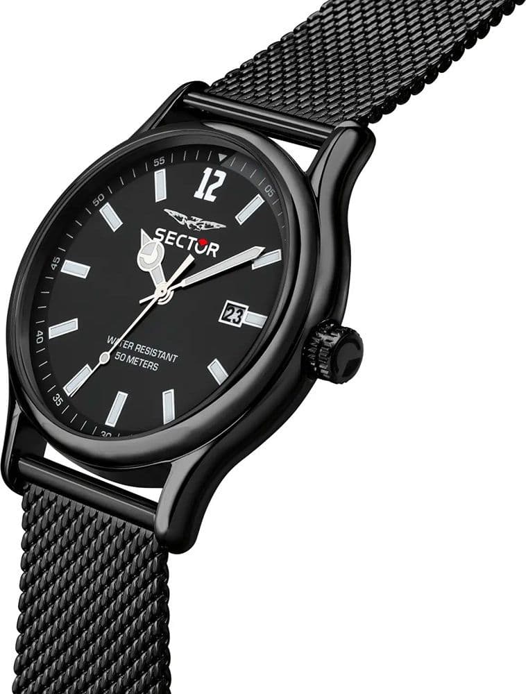 Sector 660 – Orologio Uomo Acciaio Nero con Datario (R3253517026) - 2