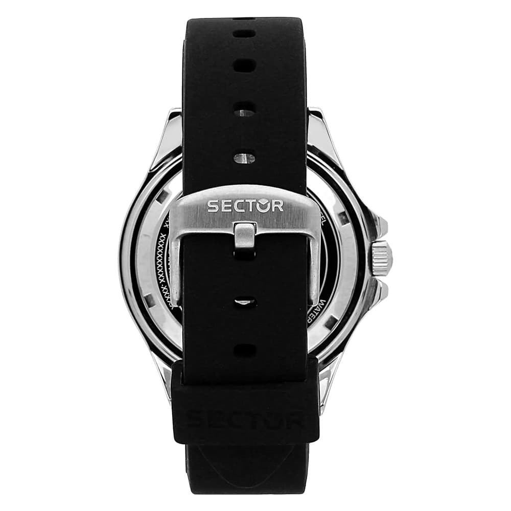 Orologio SECTOR Uomo 230 Datario Gomma Nero (R3251161048) - 3