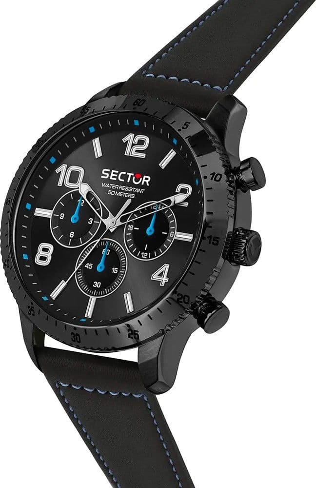 Orologio SECTOR 270 Uomo Multi Pelle Nero (R3251578012) - 2