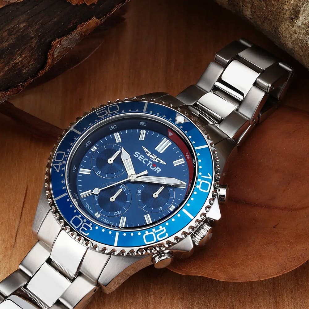Orologio SECTOR Uomo 230 Multi Acciaio Blu Limited (R3253161044) - 4