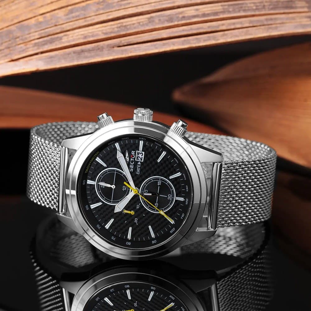 Sector 670 – Orologio Uomo Acciaio Nero Cronografo (R3273740004) - 4