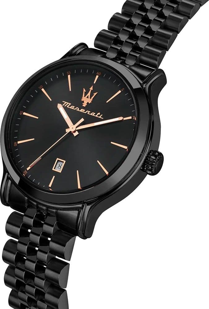 Orologio MASERATI Uomo Epoca Datario Acciaio Nero (R8853118022) - 2