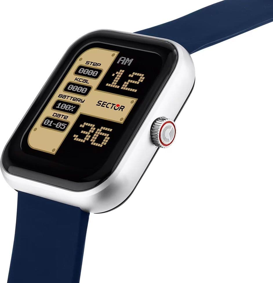 Smartwatch Sector S-03 Digitale Multi-Funzione / Gomma Blu - 2