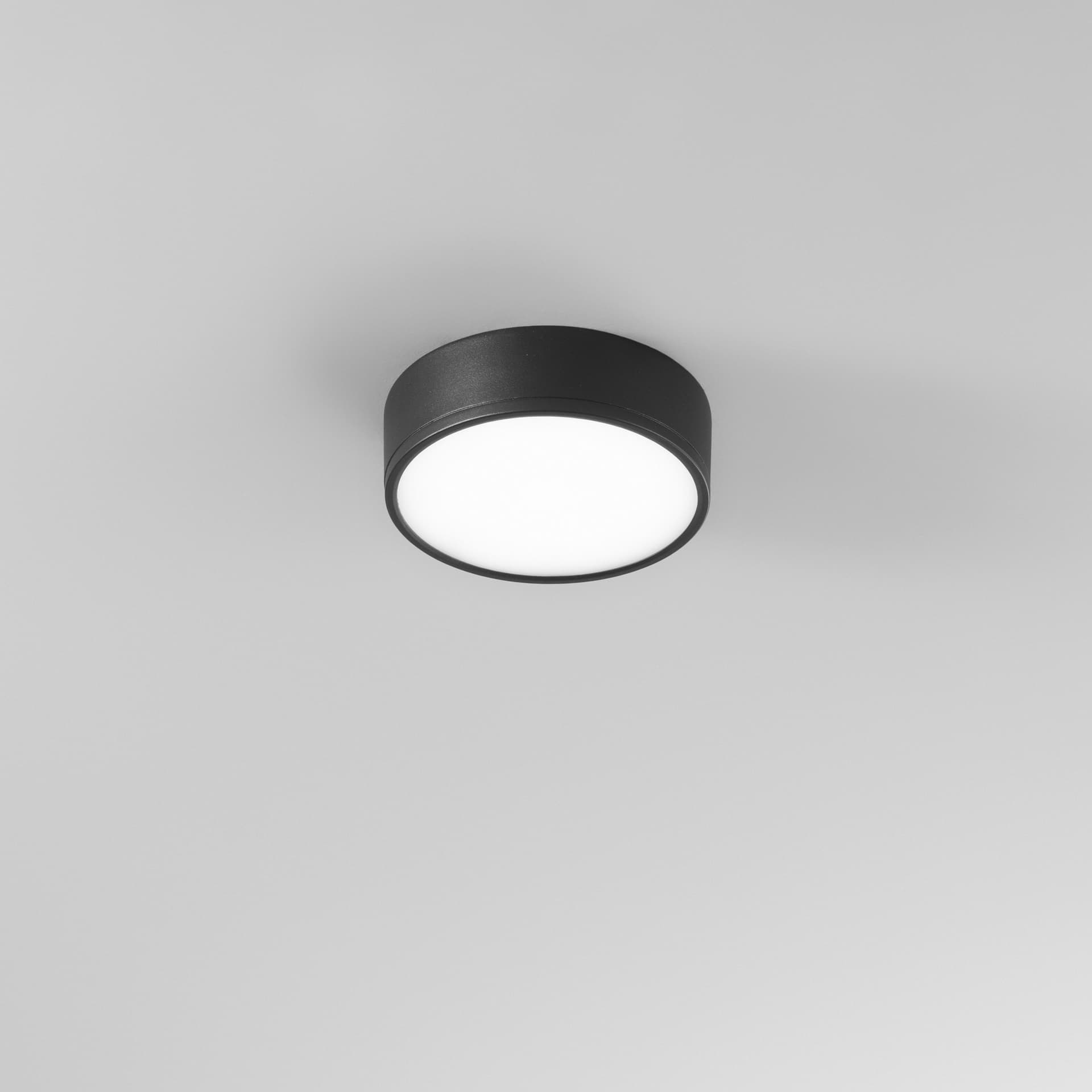 PLAFONIERA LED KLIO NERA IN ACRILICO E ALLUMINIO 22W 3000LM 4000K 16,8X16,8X5 CM. - 2