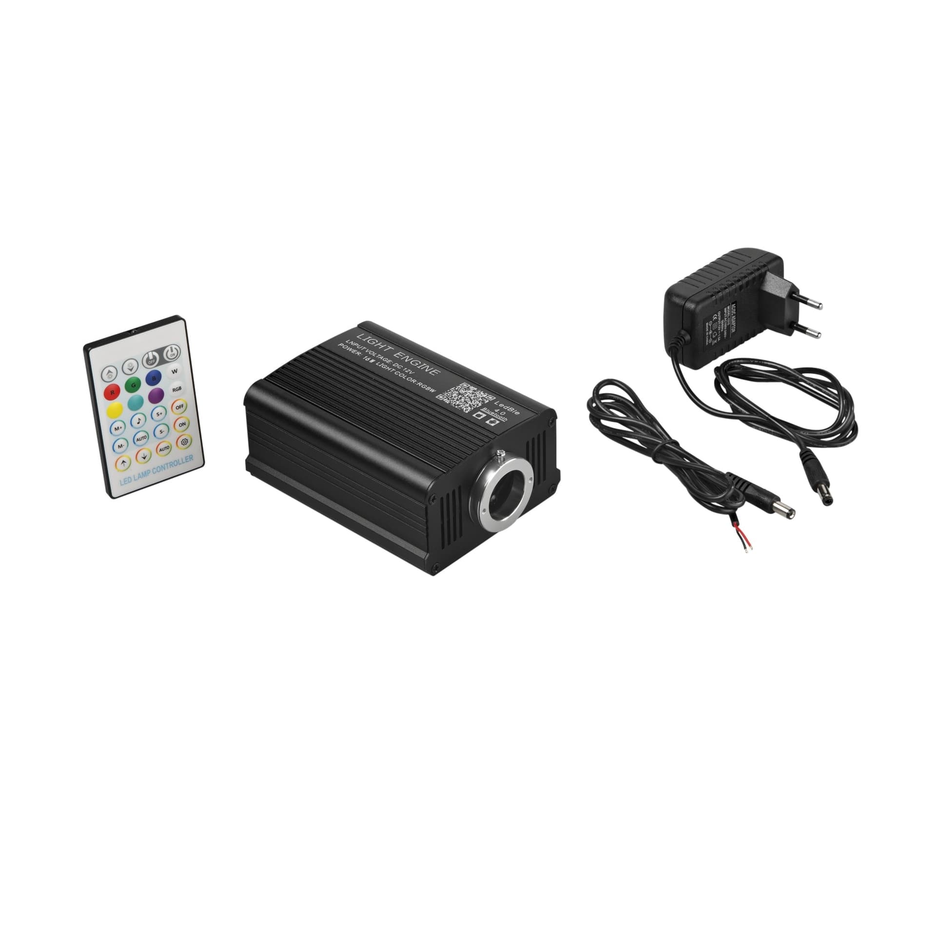 PROIETTORE LED OPTICAL KPA-16W RGBW COLOR CHANGING EFFECT DC12V + ADAPTOR 220V 38X64X150MM - 2