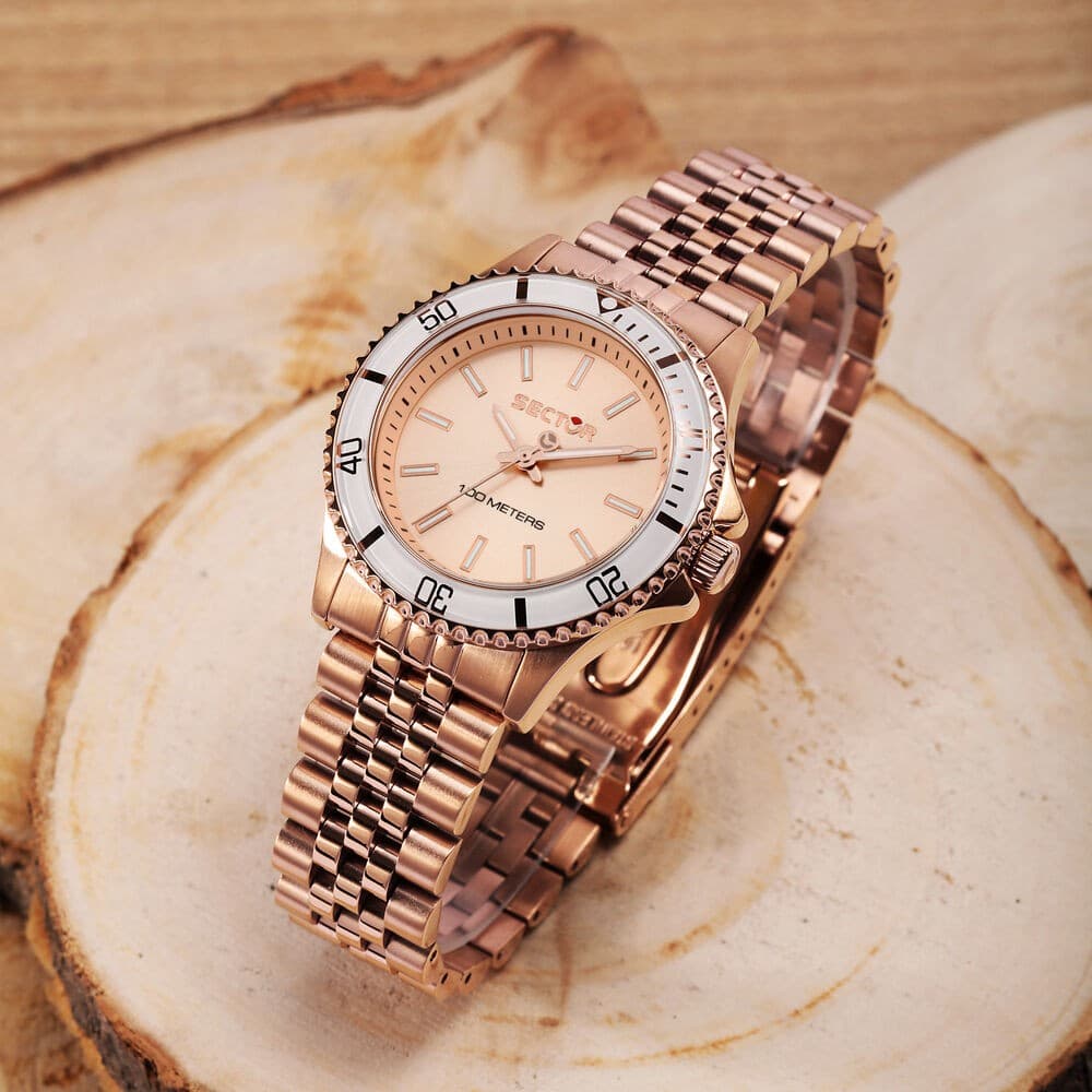 Orologio SECTOR donna 230 tempo acciaio oro rosa (R3253161544) - 5