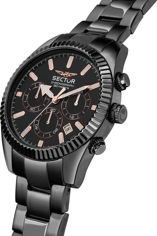 Sector 240 – Orologio Uomo Acciaio Total Black Cronografo (R3273676005) - 2