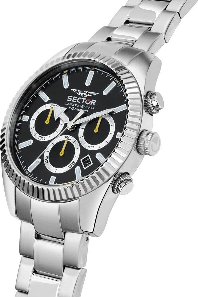 Sector 240 – Orologio Uomo Acciaio Nero Cronografo (R3273676006) - 2