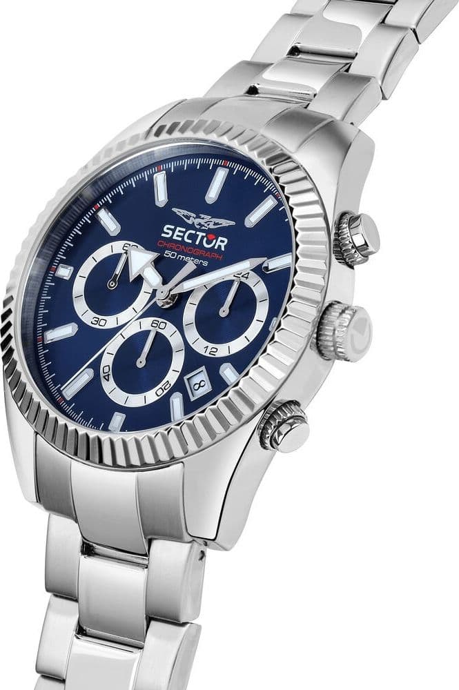 Sector 240 – Orologio Uomo Acciaio Blu/Silver Cronografo (R3273676008) - 2