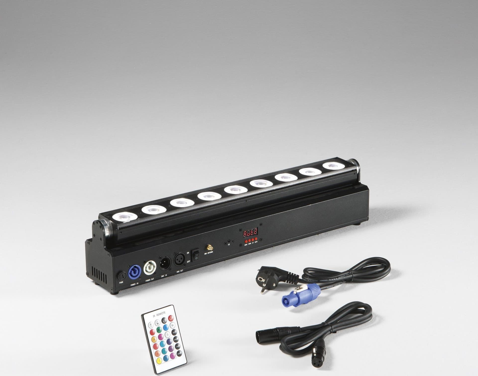 WALLWASHER LED SHOW RICARICABILE 9X18W RGBW+UV Wi-Fi IP22 53,5X8,45X6,06CM - 2