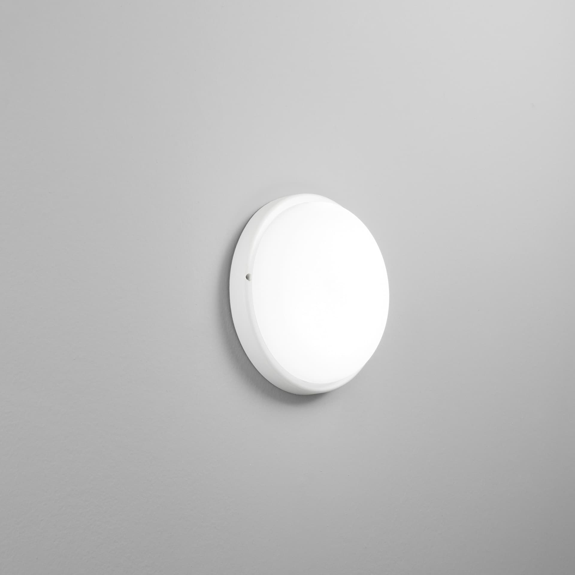 PLAFONIERA LED SPEEDY BIANCA 12W 1800LM 4000K IP65 D.19,5X3,8CM - 2