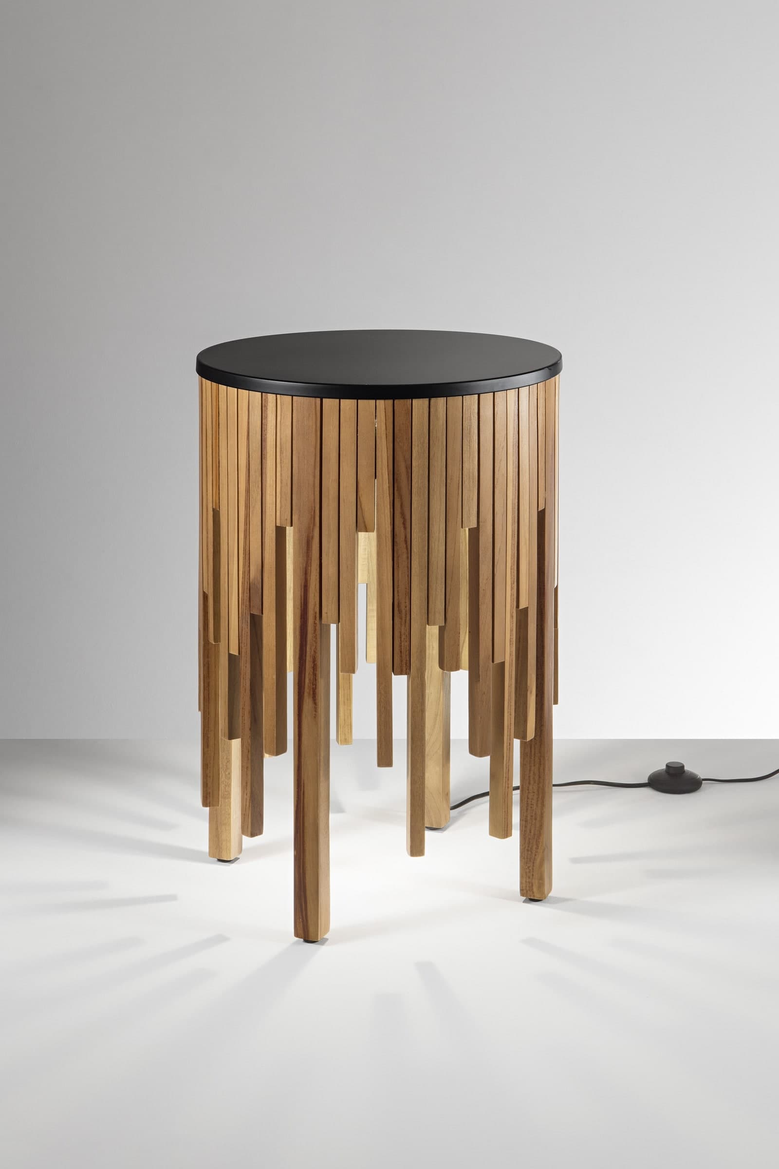 LUME-PIANTANA/TAVOLO KENGO ILLUMINATO A LED 40X40X60CM - 2