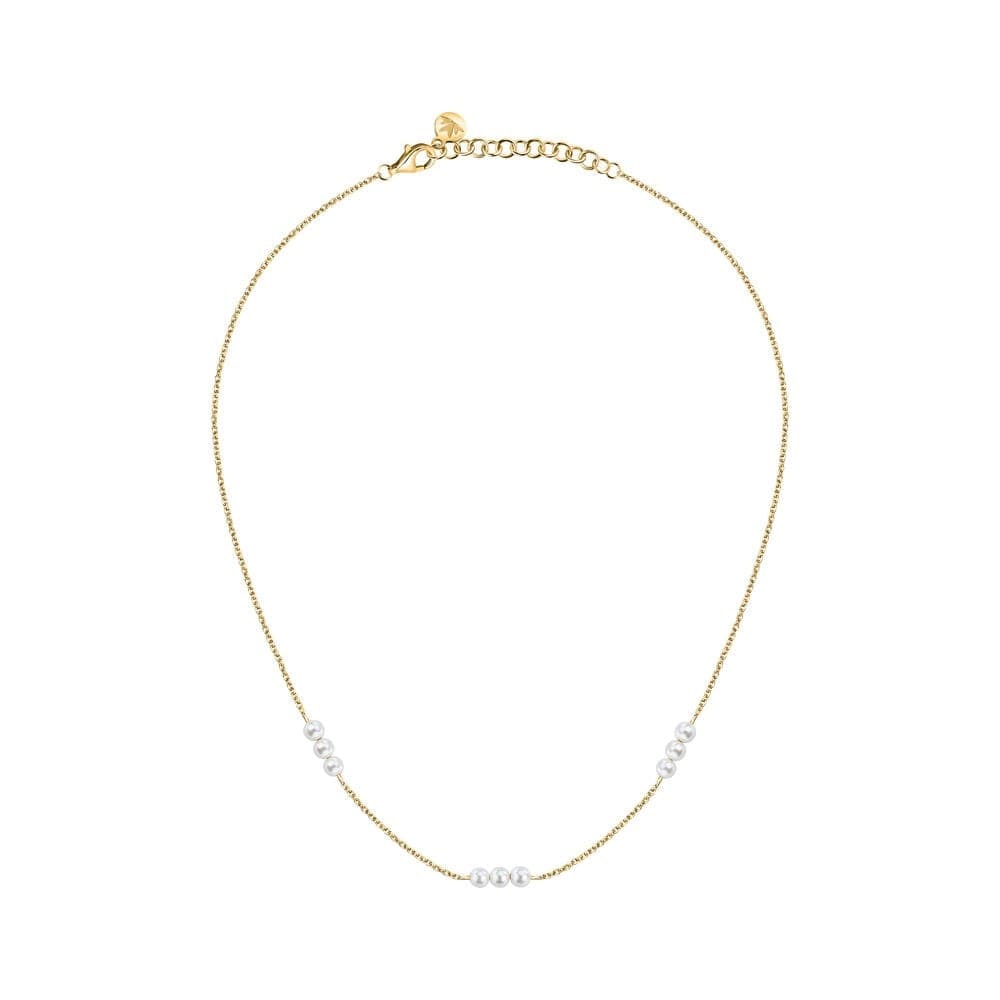 Collana MORELLATO donna Perle arg. 925 dorato (SAWM01) - 2