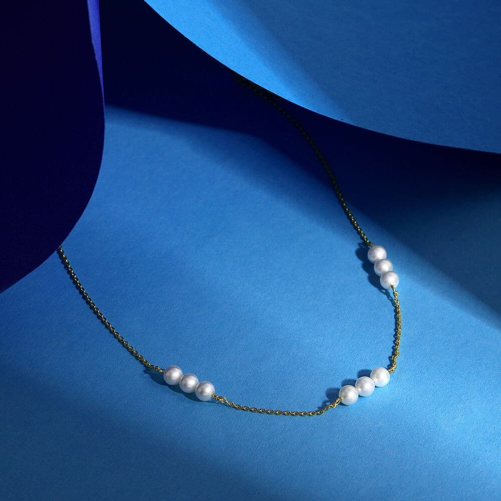 Collana MORELLATO donna Perle arg. 925 dorato (SAWM01) - 6