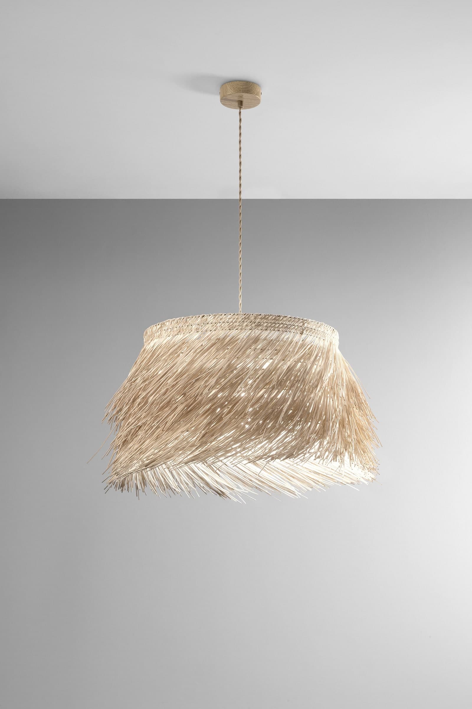 SOSPENSIONE SAMOA IN RATTAN 1XE27 MAX 60W IP20 60XH178CM - 2