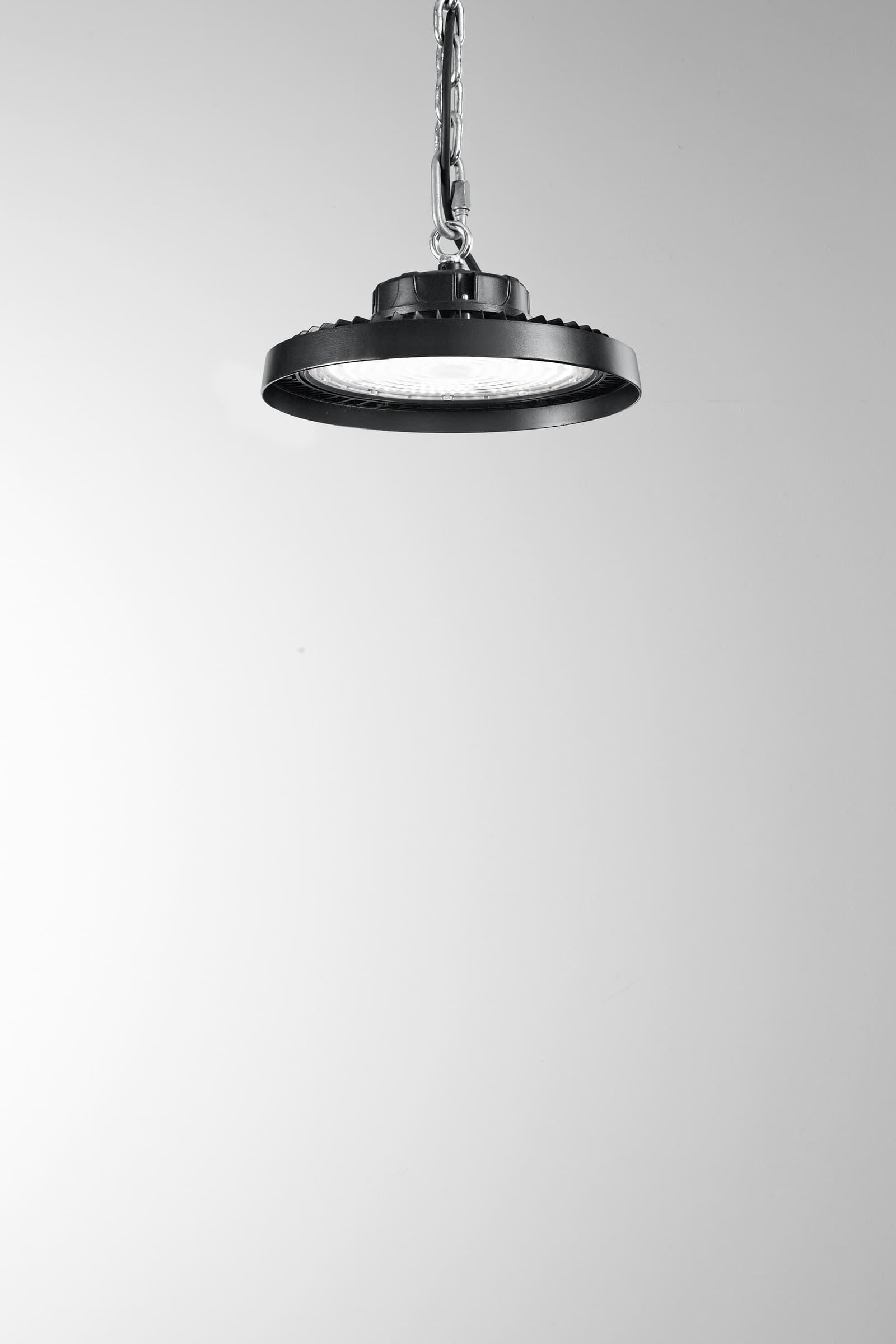 PLAFONIERA LED AVROCAR NERA IN ALLUMINIO 200W 30000LM 4000K D305MM - 2