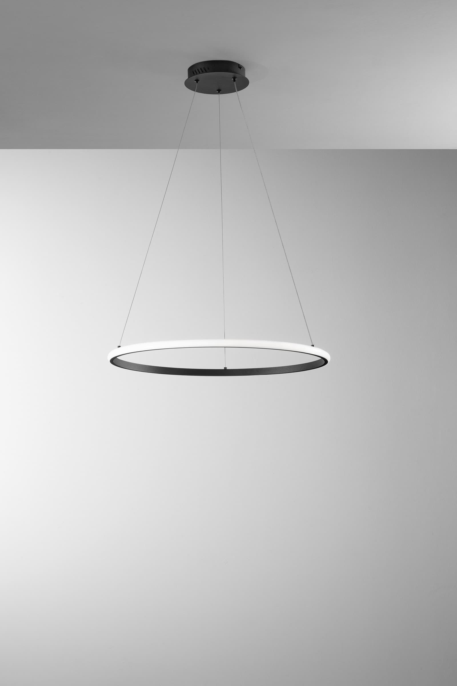SOSPENSIONE LED AXIS NERA 31W 3300LM CCT 60X150CM - 2