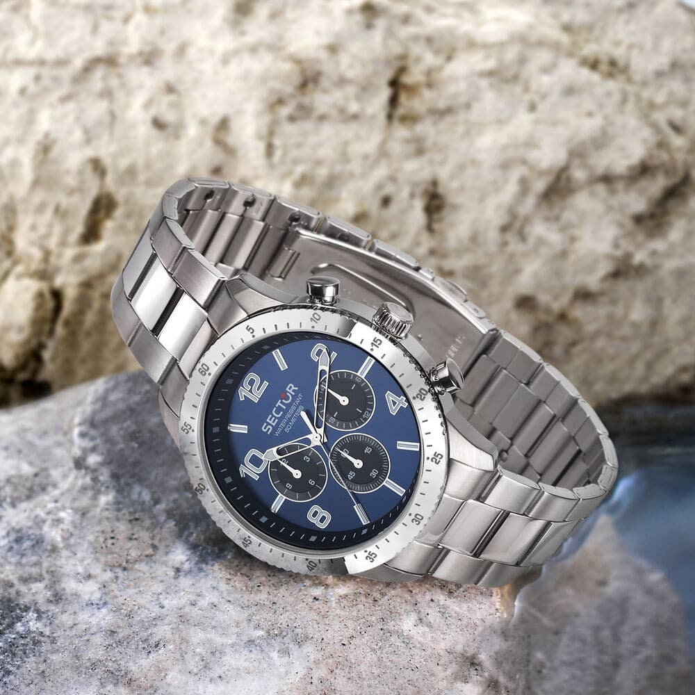 Orologio SECTOR 270 Uomo Multi Acciaio / Blu (R3253578025) - 5