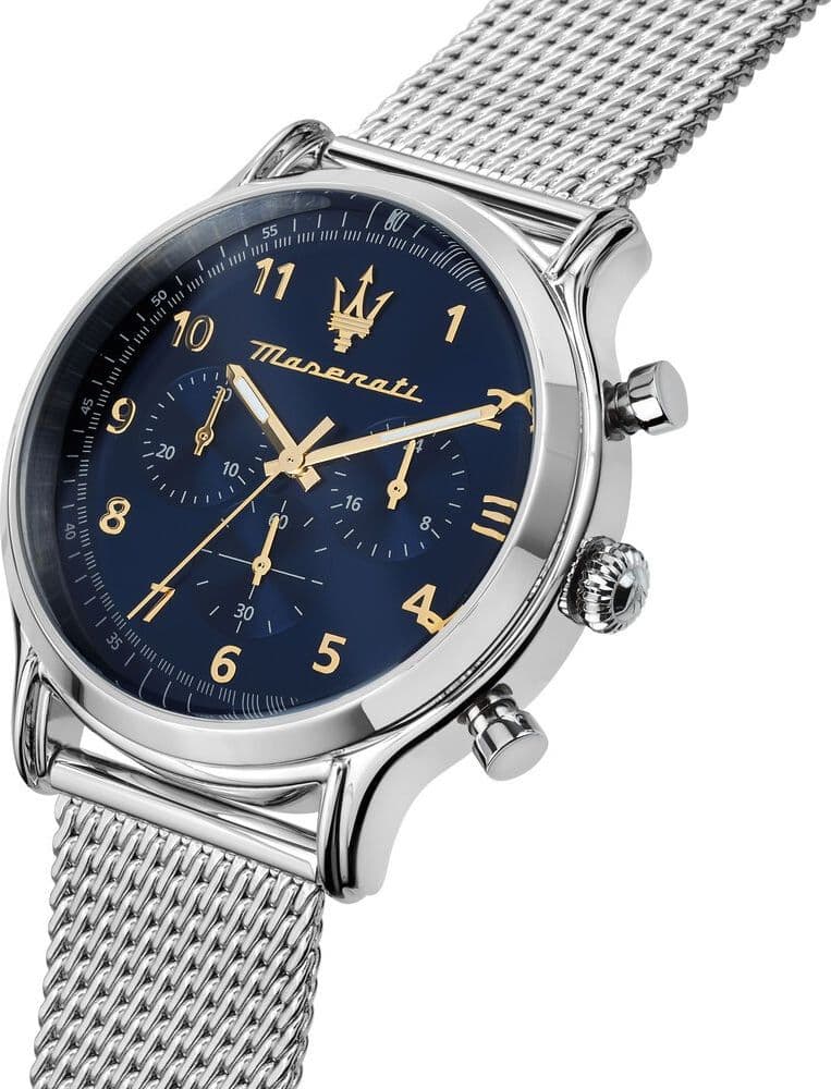 Maserati Epoca – Orologio Uomo Acciaio Blu Cronografo (R8873618022) - 2