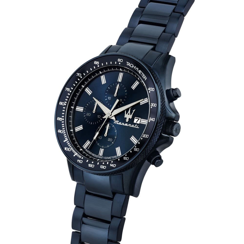 Maserati Blue Edition – Orologio Uomo Cronografo Blu Acciaio (R8873640023) - 2