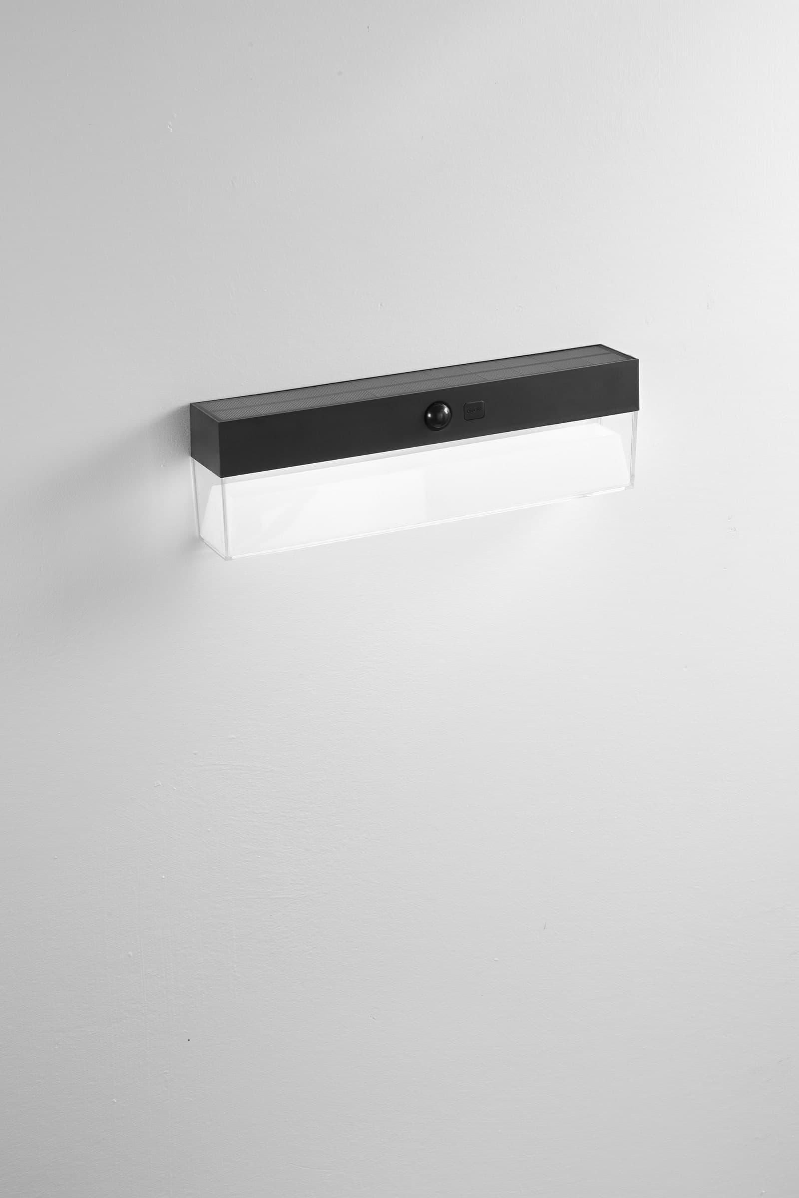 APPLIQUE LED GIZAH RETTANGOLARE 500LM 4000K CON PANNELLO SOLARE E SENSORE IP54 - 2