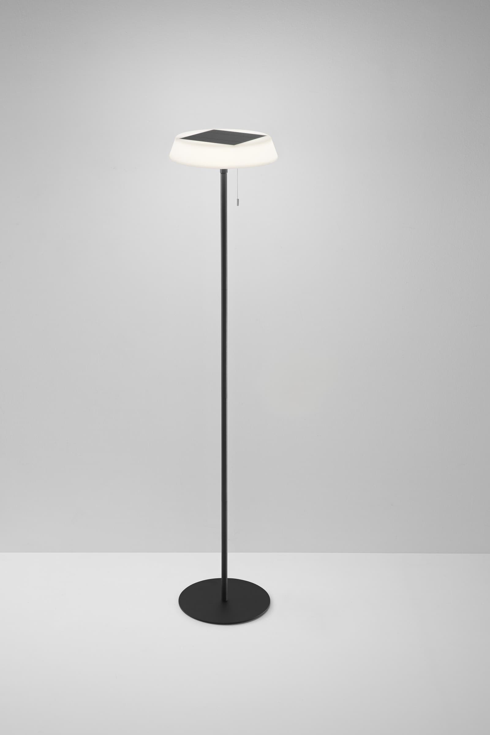 PIANTANA SOLARE RICARICABILE LED JIN NERA 2,6W CCT DIMM. IP54 D300XH1500MM - 2