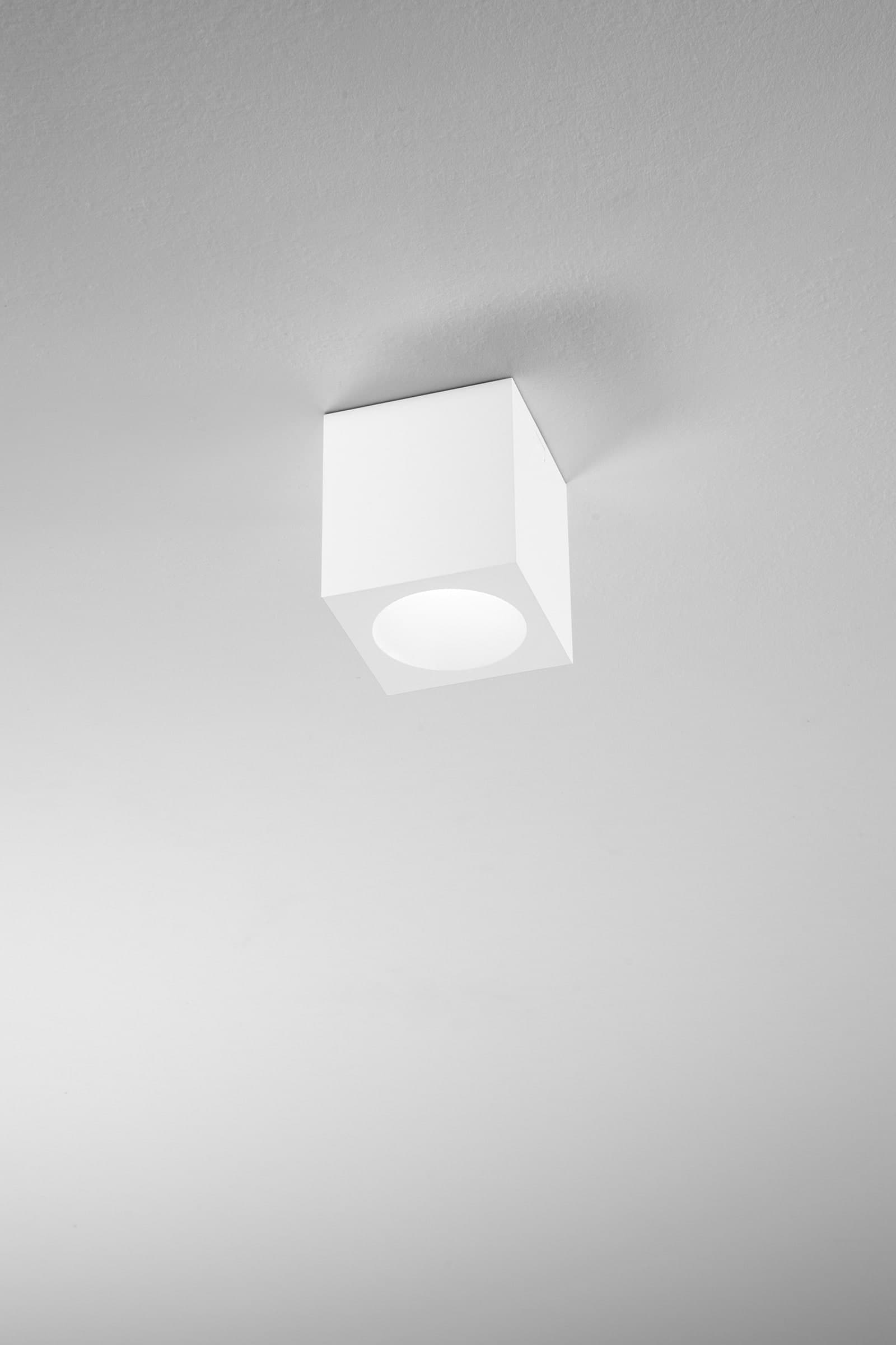 PLAFONIERA LED MANOR QUADR. BIANCA 7W 820LM CCT 3000-4200-6500K 9X9X10 CM - 2