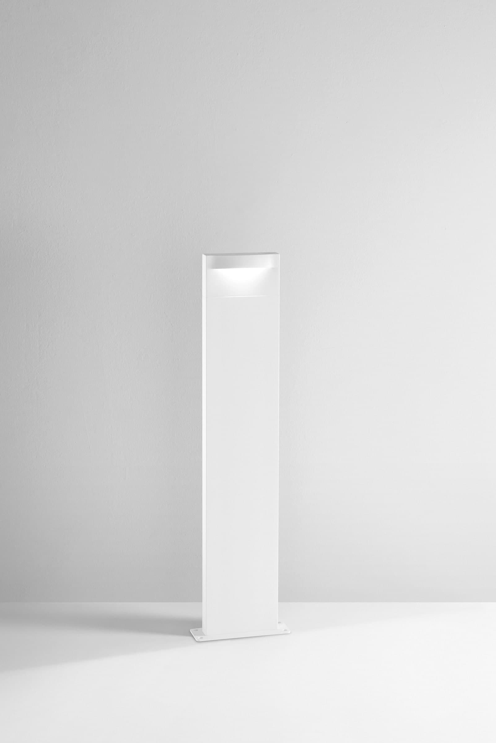 PALETTO LED MOBULA BIANCO IN ALLUMINIO 8W 1100LM 3000K IP65 280X195X745MM - 2