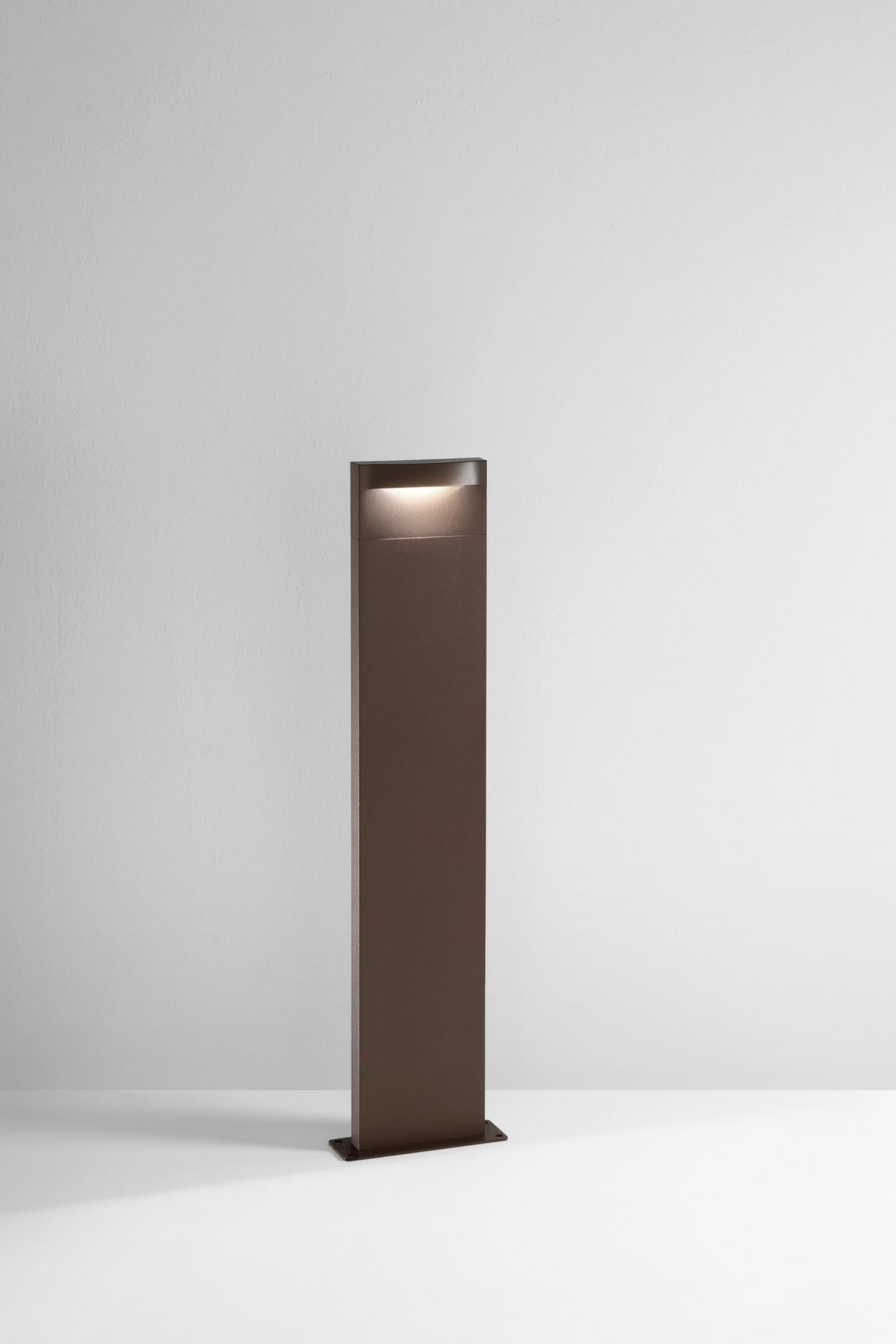 PALETTO LED MOBULA BRONZO IN ALLUMINIO 8W 1100LM 3000K IP65 280X195X745MM - 2