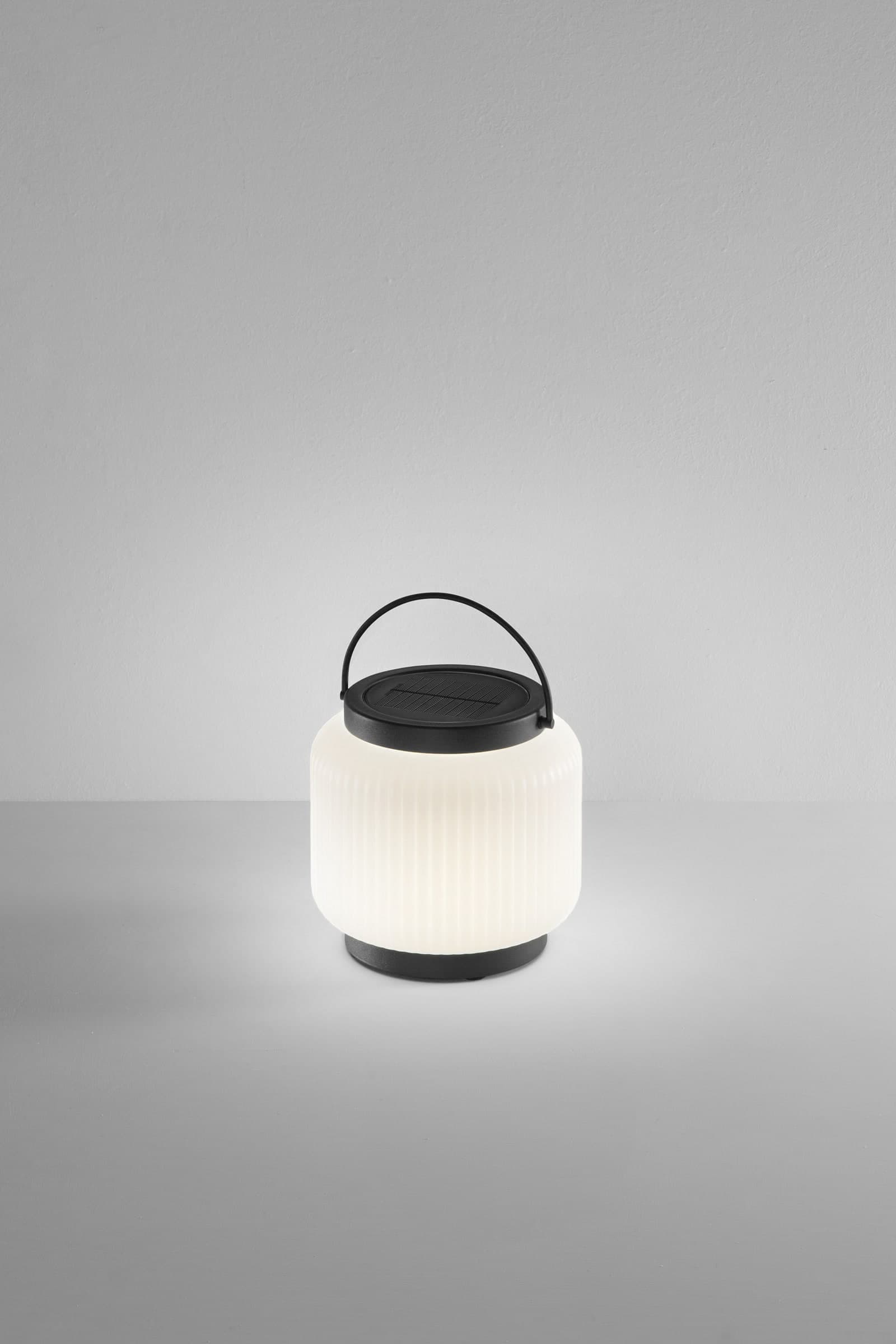 LUMETTO LED SOLARE RICARIABILE ROBIN NERO 1,2W 3000K DIMM. IP54 - 2