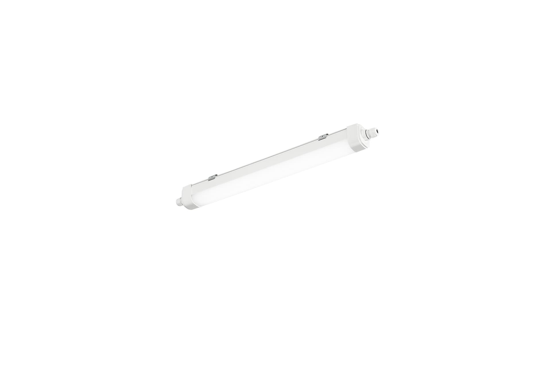 PLAFONIERA LED STAGNA RUBIS BIANCA IN PC 18W 2160LM CCT 3000/4000/6500K IP65 600X58X62MM