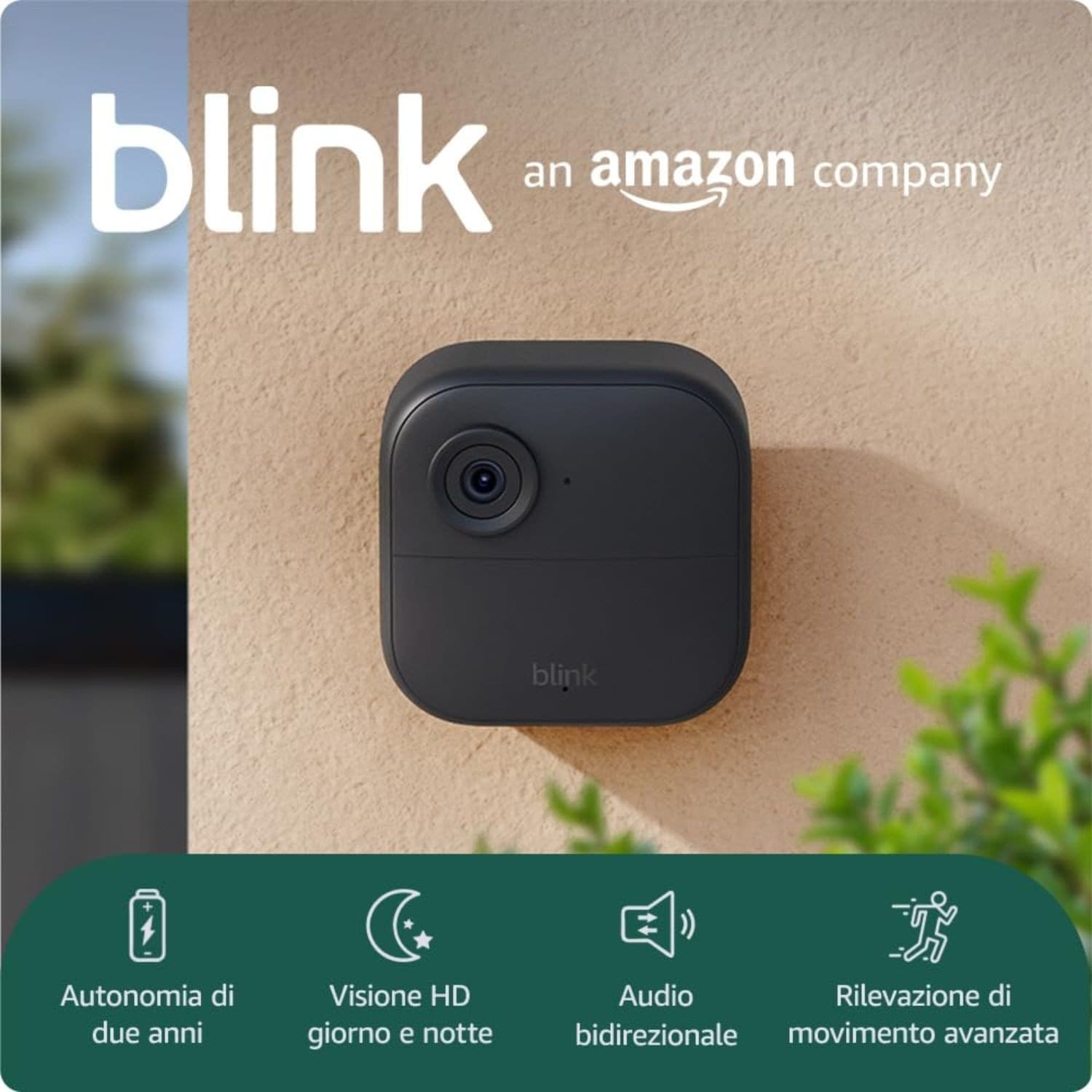 Blink Kit Videocitofono Campanello Telecamera + Videocamera da Esterno Outdoor 4 - Versione 2026 - 2
