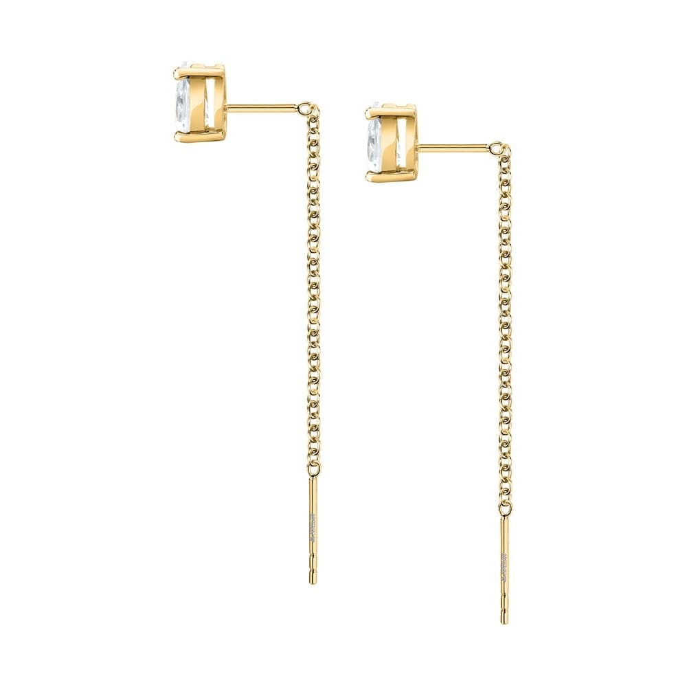 Orecchini Morellato Tesori – Pendenti Dorati con Zircone Bianco (SAIW208) - 3