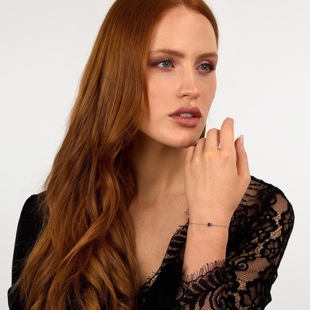 Bracciale Morellato Tesori – Argento con Zircone Blu (SAIW238) - 5