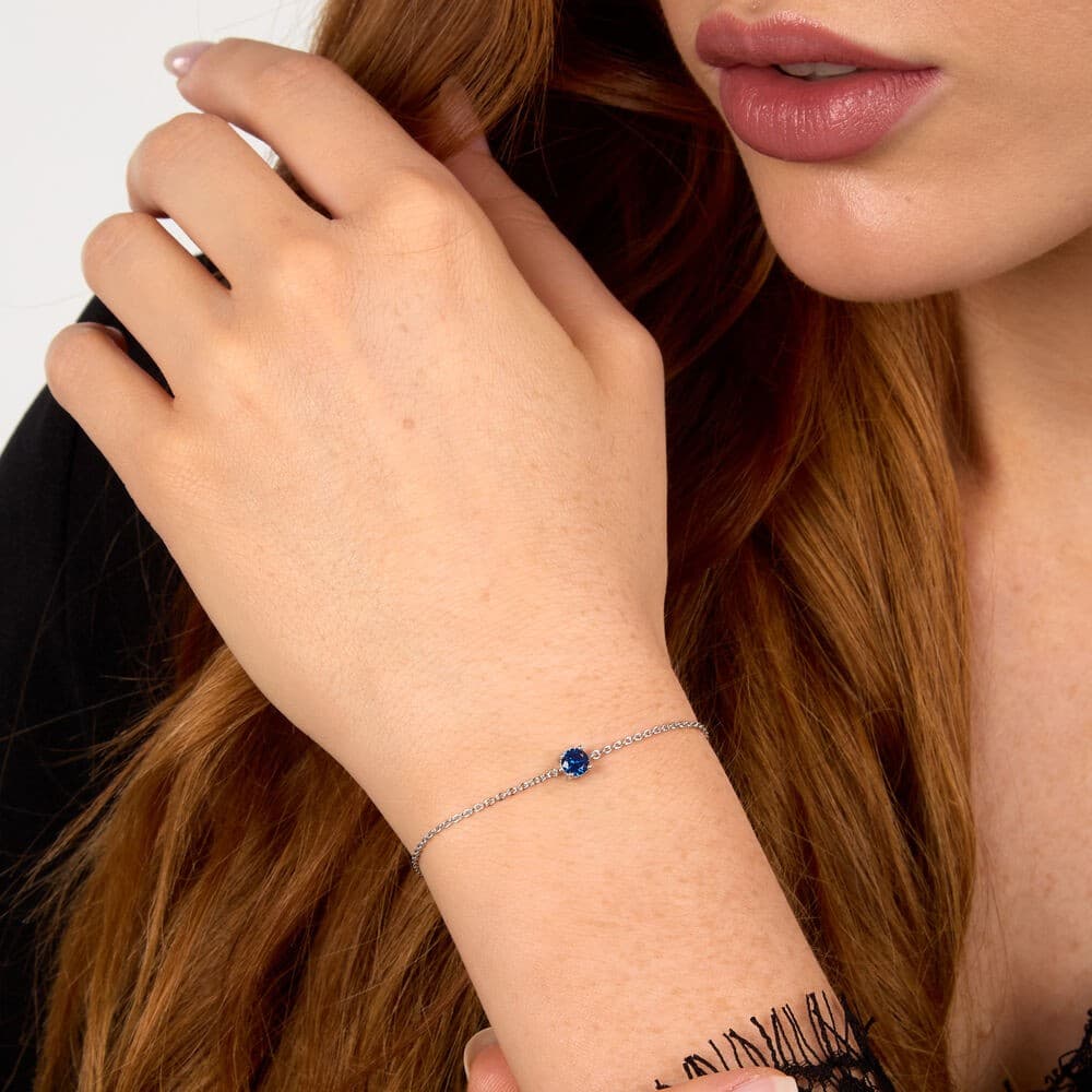 Bracciale Morellato Tesori – Argento con Zircone Blu (SAIW238) - 6