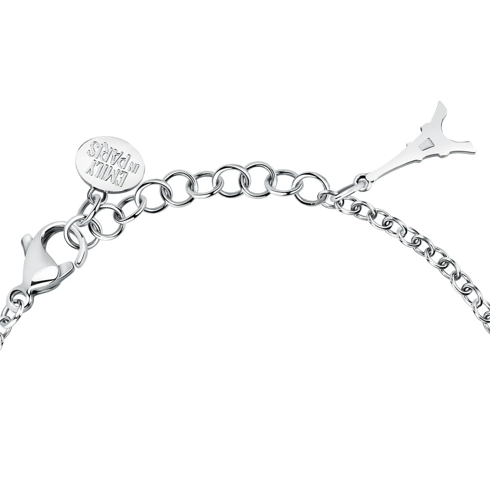 Bracciale Emily in Paris – Cuore Rosa e Acciaio Bicolor (SAIX31) - 3