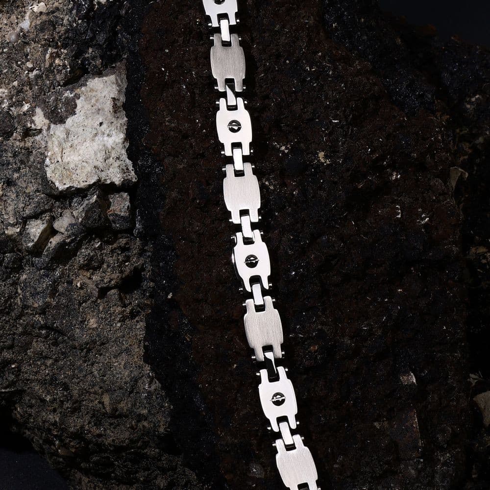 Bracciale Sector Energy Uomo Acciaio Silver con Maglie (SAFT87) - 4
