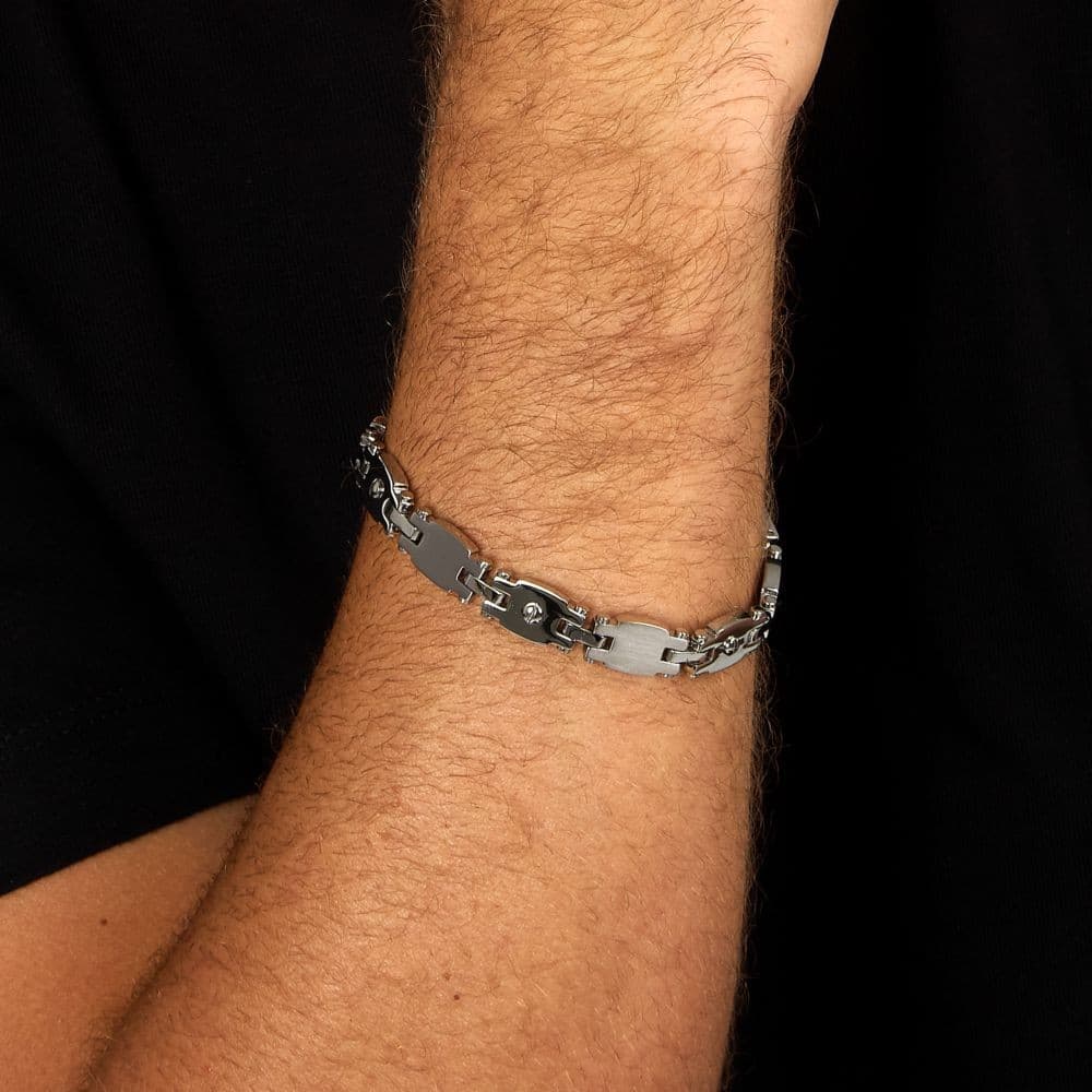 Bracciale Sector Energy Uomo Acciaio Silver con Maglie (SAFT87) - 6
